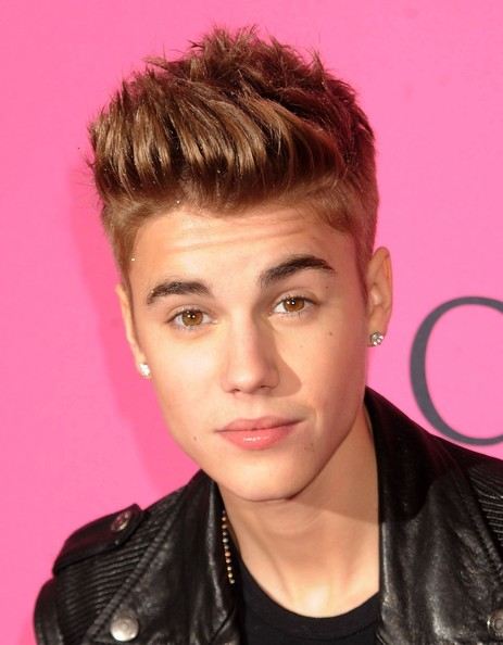 Justin Bieber attends the 2012 Victoria's Secret Fashion Show at the Lexington Avenue Armory on Nove