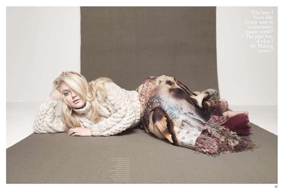 Dakota Fanning @ InStyle UK December 2012