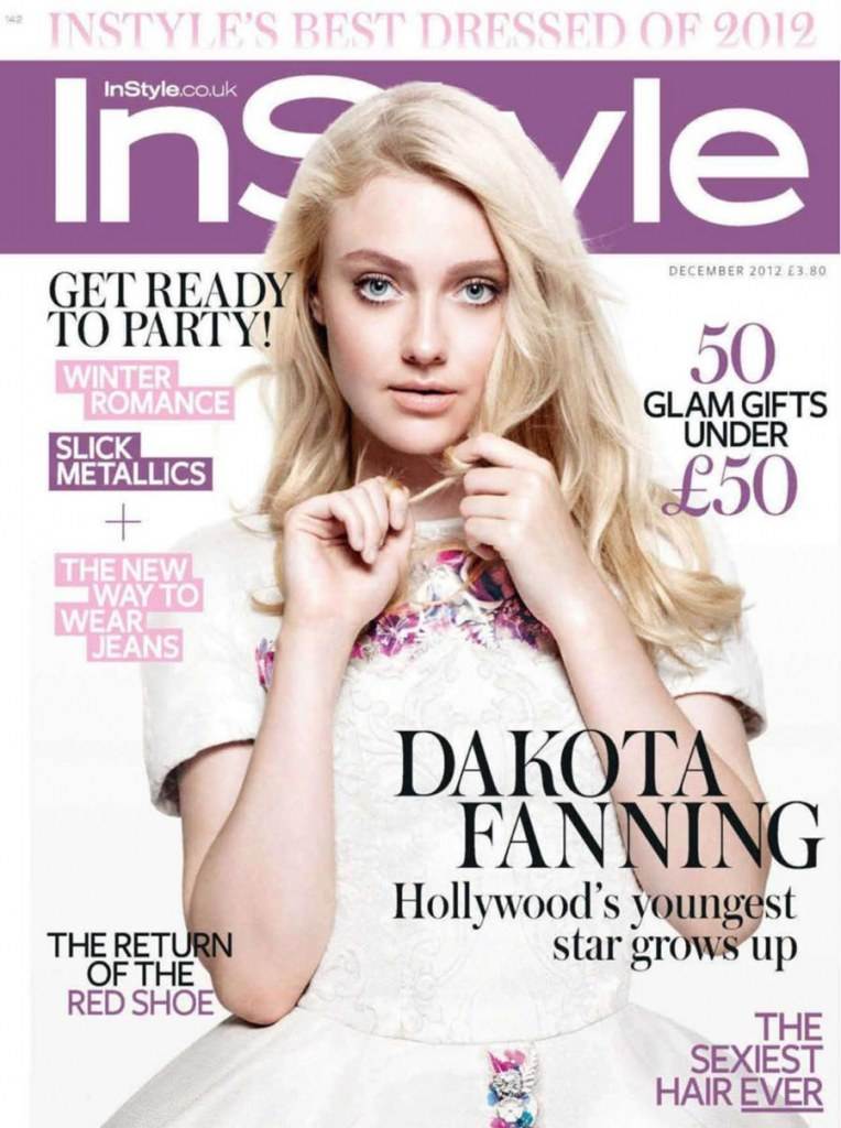 Dakota Fanning @ InStyle UK December 2012