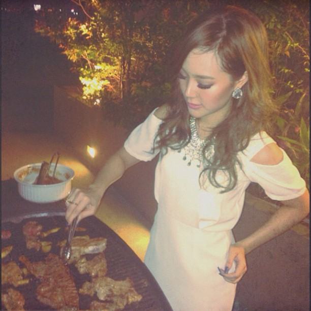 รู้สึกว่า " กัสจัง " จะผอมลงแล้วสวยขึ้นนะ