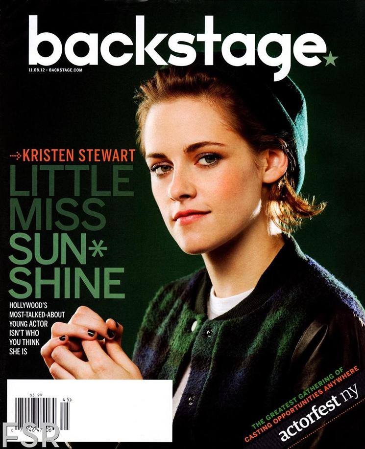 Kristen Stewart @ Backstage Magazine November 2012