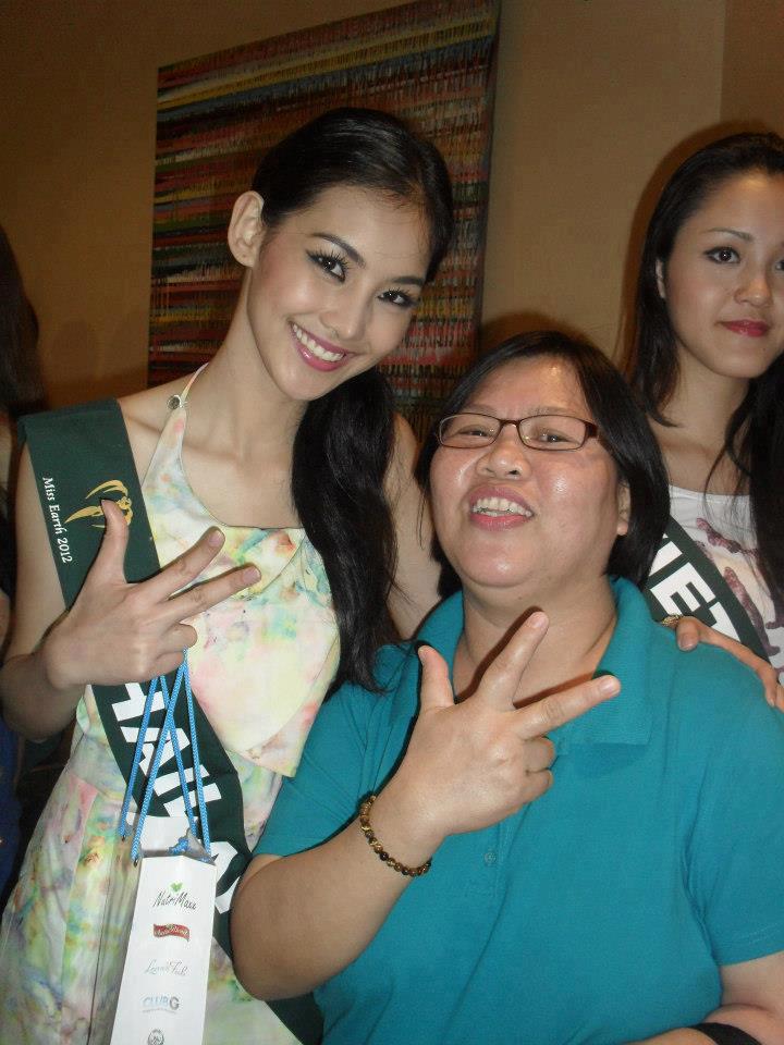 อัพเดทน้องมายด์กับกิจกรรม Miss Earth 2012
