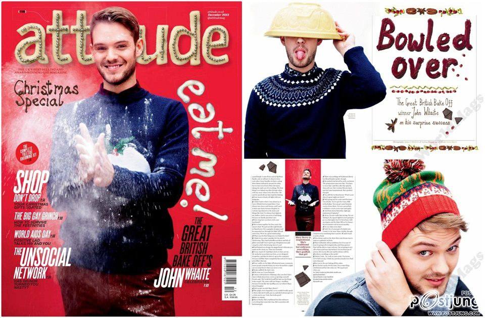 John whaite @ Attitude UK December 2012