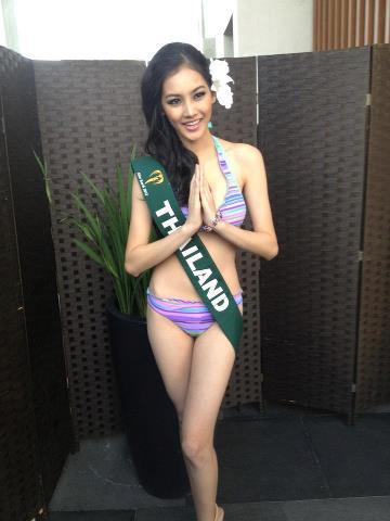 ตะลึงน้องมายด์ MISS EARTH THAILAND 2012 คว้าตำแหน่ง 2 ตำแหน่งพิเศษ