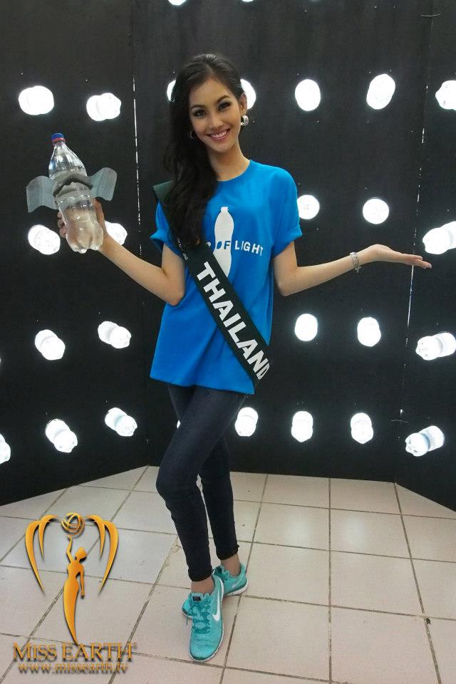 ตะลึงน้องมายด์ MISS EARTH THAILAND 2012 คว้าตำแหน่ง 2 ตำแหน่งพิเศษ