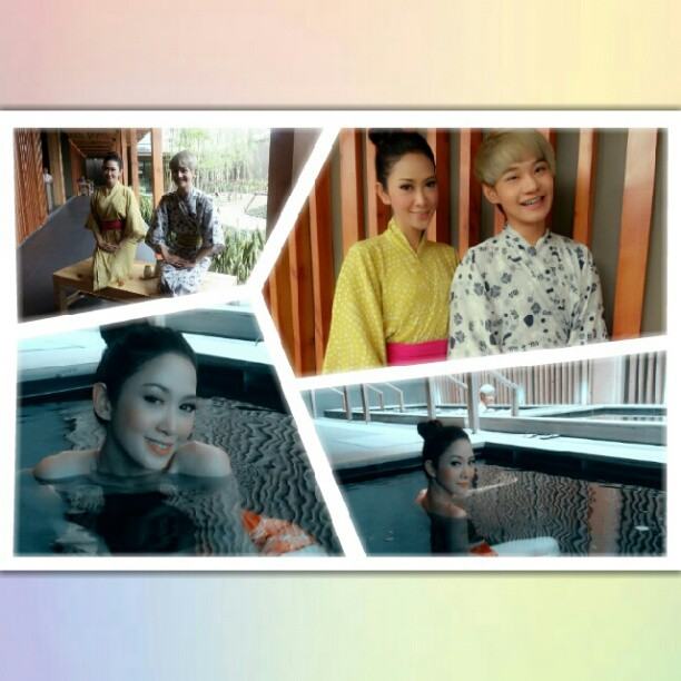 แช่น้ำแร่ร้อนๆ ในรายการคลับสุขภาพ