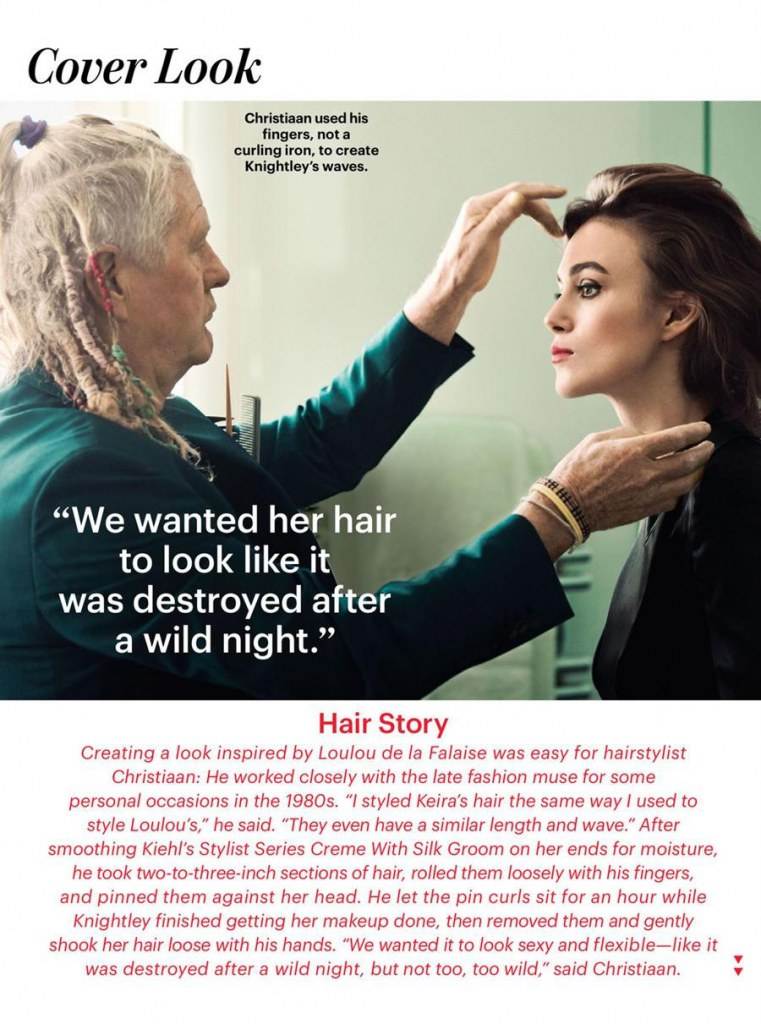 Keira Knightley @ Allure December 2012