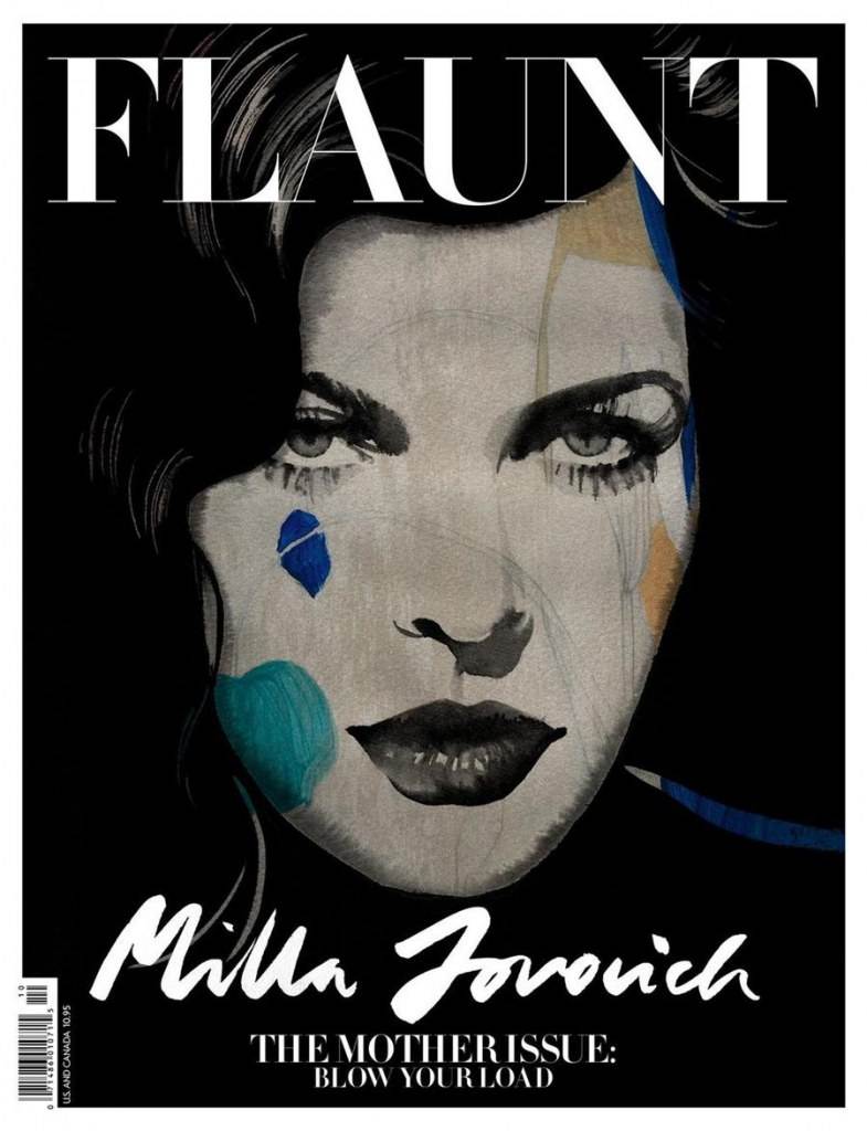 Milla Jovovich @ Flaunt November 2012