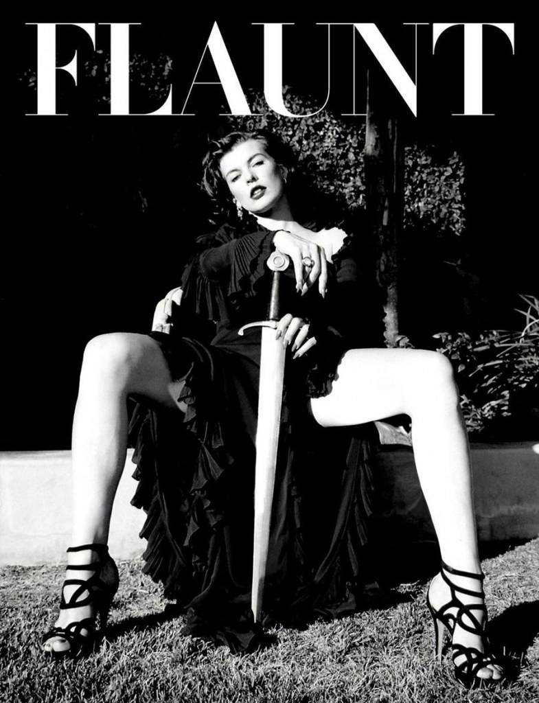Milla Jovovich @ Flaunt November 2012