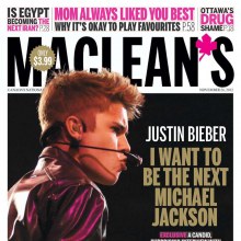 Justin Bieber @ Maclean's Magazine November 2012