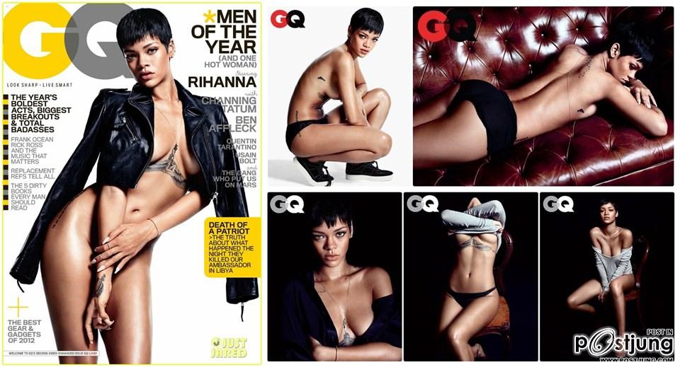 Ben Affleck , Channing Tatum , Rihanna @ GQ USA December 2012