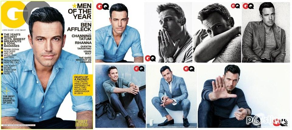 Ben Affleck , Channing Tatum , Rihanna @ GQ USA December 2012
