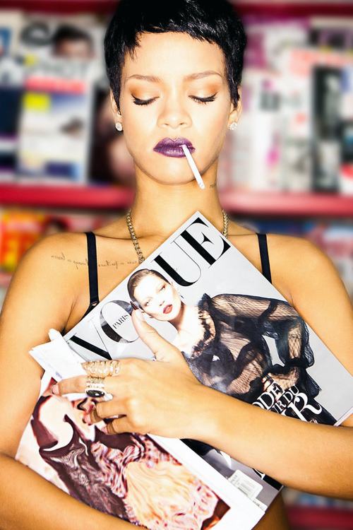 Rihanna navy