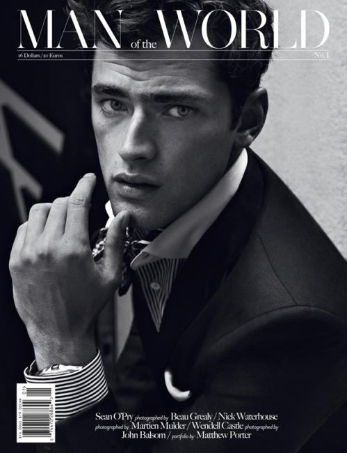 Sean O'Pry @ Man of the World no.1 Winter 2012