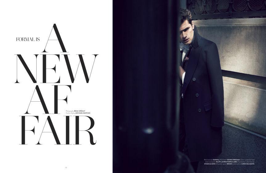 Sean O'Pry @ Man of the World no.1 Winter 2012