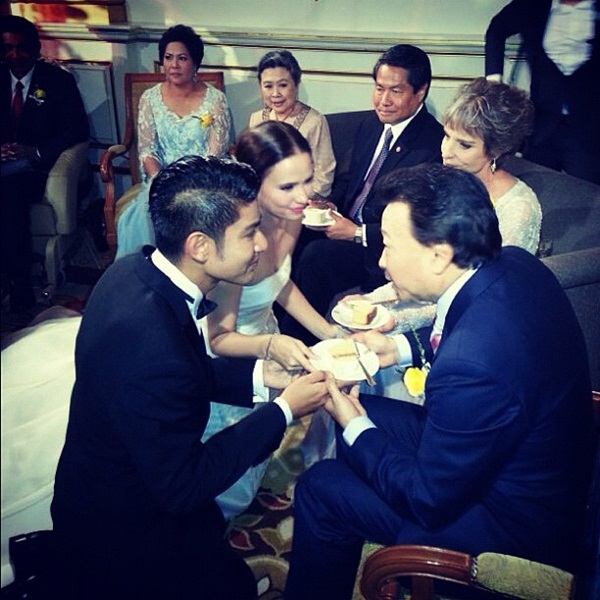 บรรยากาศ งานแต่ง แอน-ภูริ