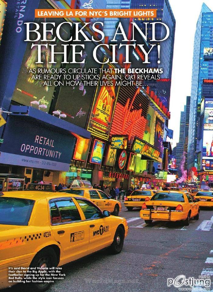 Becks & the city @ OK! issue 854 November 2012