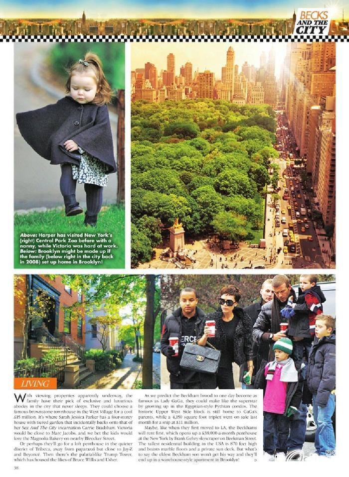 Becks & the city @ OK! issue 854 November 2012