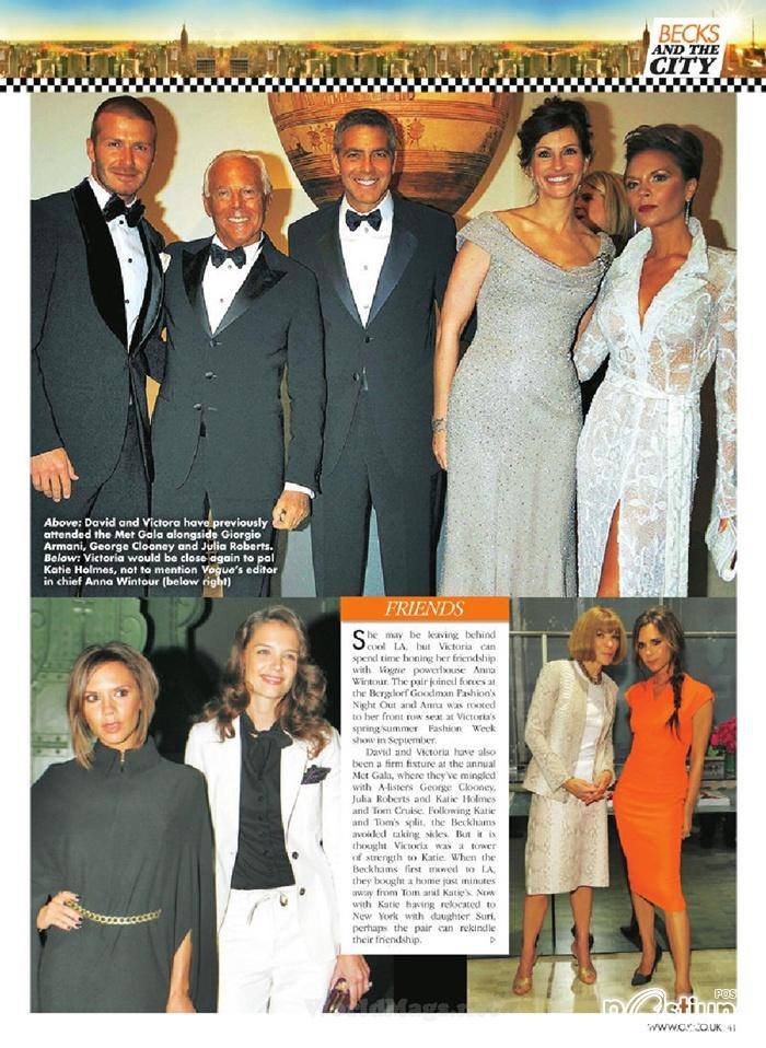 Becks & the city @ OK! issue 854 November 2012
