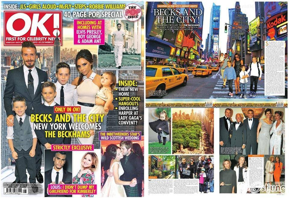Becks & the city @ OK! issue 854 November 2012