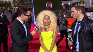 Nicki Minaj - Red Carpet Interview - AMA 2012