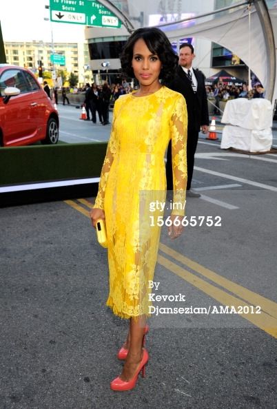 Kerry Washington - Red Carpet Interview - AMA 2012