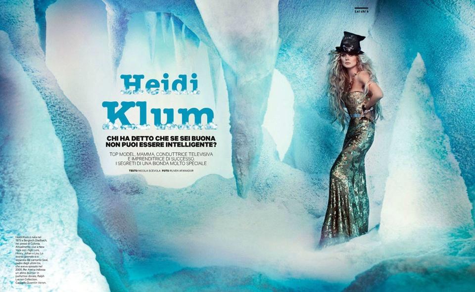 Heidi Klum @ Amica December 2012