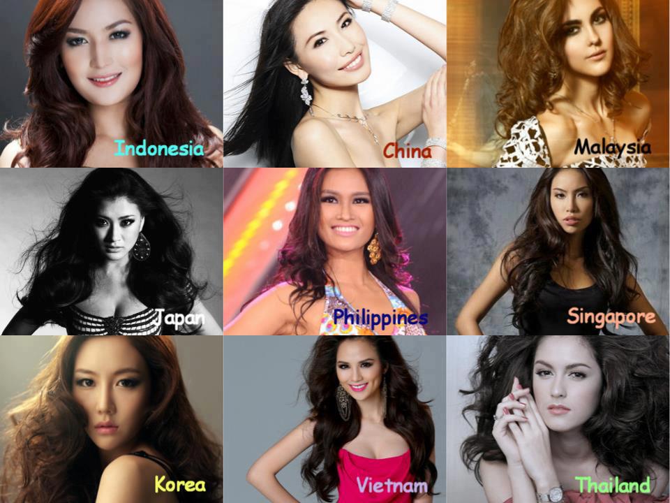Top ASIAN BEAUTIES contenders to the MISS UNIVERSE 2012. Regardless of your nationality, if you were
