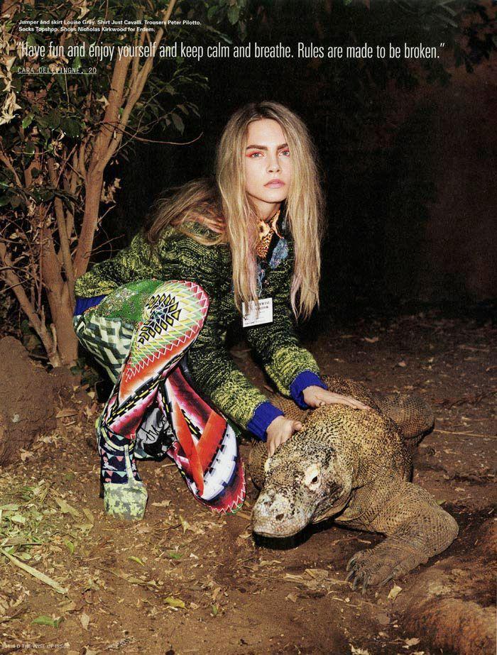 Cara Delevingne @ i-D Winter 2012