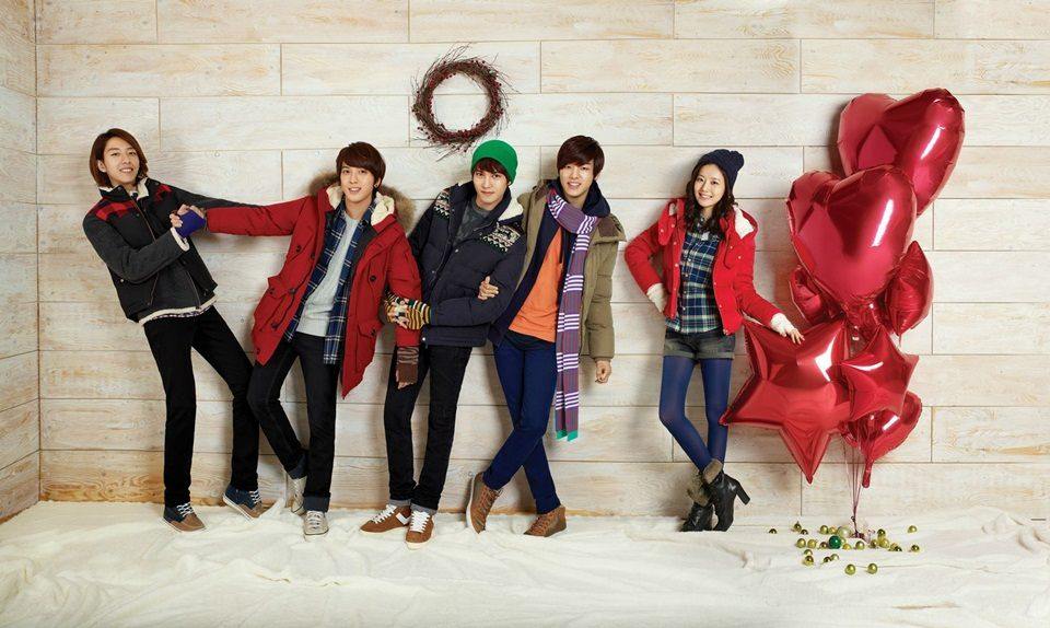 CNBLUE & Moon Chae Won @ Bang Bang Winter 2012