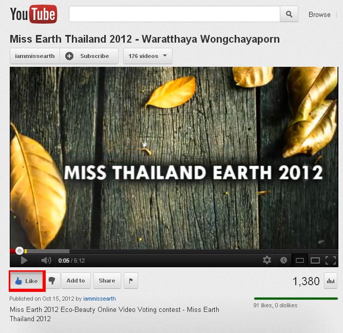 Miss Earth Thailand 2012 ช่วยโหวตให้น้องมายด์