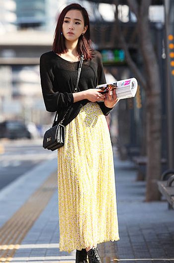 แฟชั่น คอลเลคชั่น กระโปรงยาว เก๋ ๆ