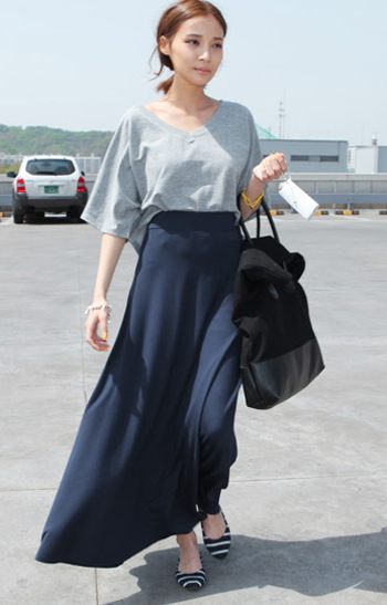 แฟชั่น คอลเลคชั่น กระโปรงยาว เก๋ ๆ