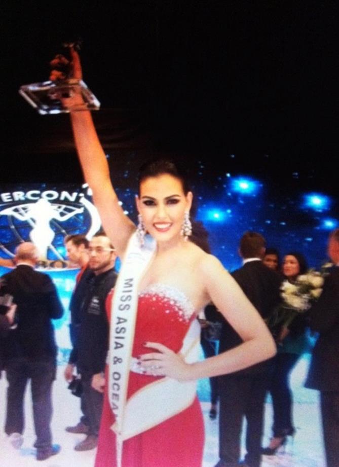 สาวไทยคว้ารองอันดับ 4 miss intercontinental 2012