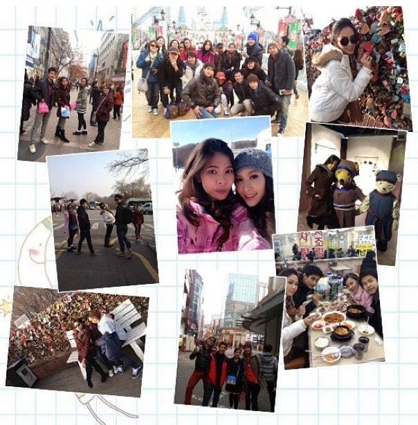 ยุ้ย จีรนันท์พักผ่อนเกาหลีกับหวานใจ และกลุ่มเพื่อนนับ10น่ารักอ่ะ