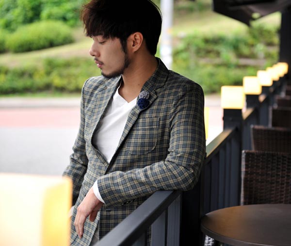 แฟชั่น เสื้อผ้าลายตารางหมากรุก ดูดีหัวจรดเท้าแบบ คุณชาย