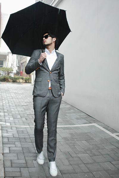 แฟชั่น เสื้อผ้าลายตารางหมากรุก ดูดีหัวจรดเท้าแบบ คุณชาย