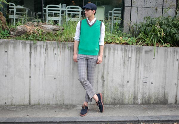 แฟชั่น เสื้อผ้าลายตารางหมากรุก ดูดีหัวจรดเท้าแบบ คุณชาย