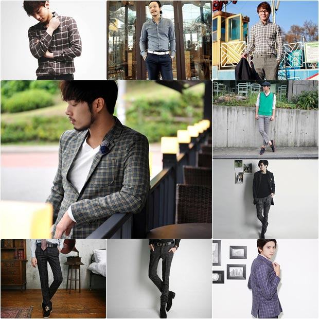 แฟชั่น เสื้อผ้าลายตารางหมากรุก ดูดีหัวจรดเท้าแบบ คุณชาย