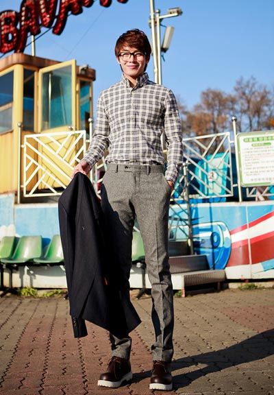 แฟชั่น เสื้อผ้าลายตารางหมากรุก ดูดีหัวจรดเท้าแบบ คุณชาย