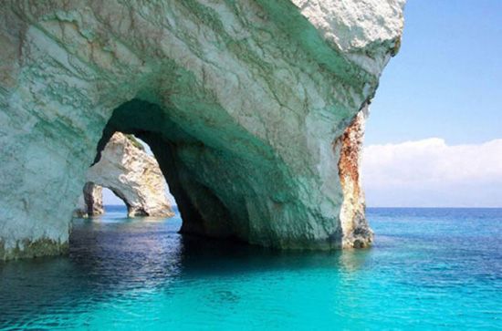 3. Blue Cave, Zakynthos Island, Greece