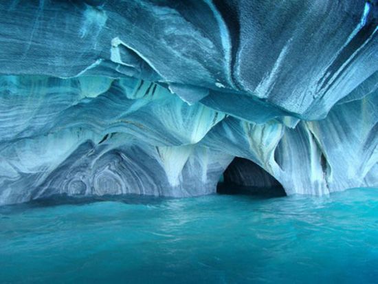 9. Marble caves, Chile