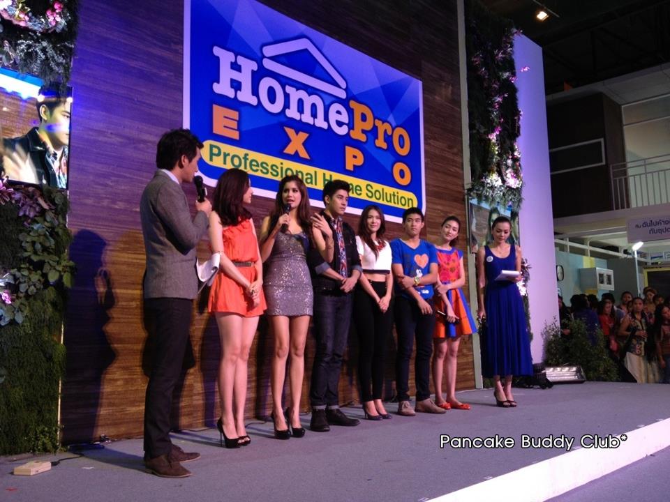 แพนเค้กกับพัตเตอร์ ในงาน Homepro Expo - 25/11/12
