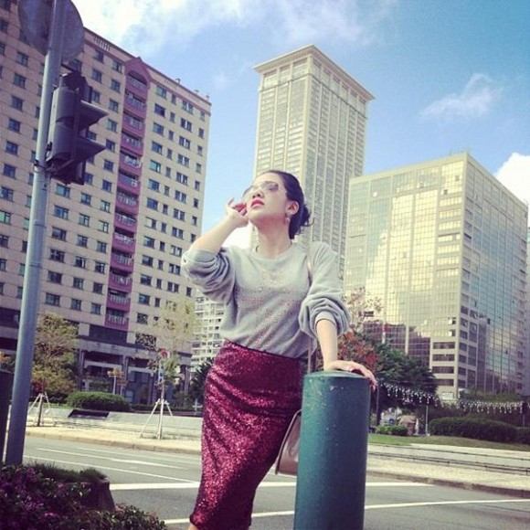 'ใบเตย อาร์สยาม' @ มาเก๊า กับท่าโพสต์สไตล์เซเลบ the best fashion icon of the year