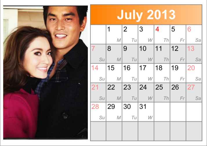 ภาพปฏิทินดารา จาก อินสตาร์แกรม