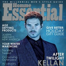 Kellan Lutz @ Essential Homme November-December 2012