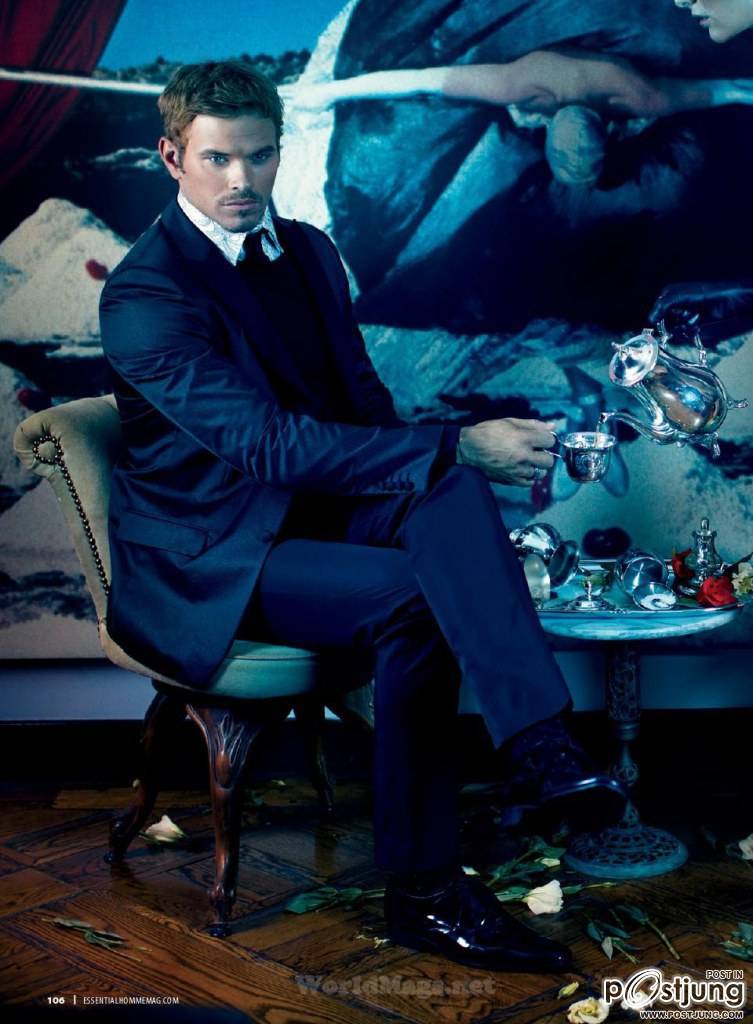 Kellan Lutz @ Essential Homme November-December 2012