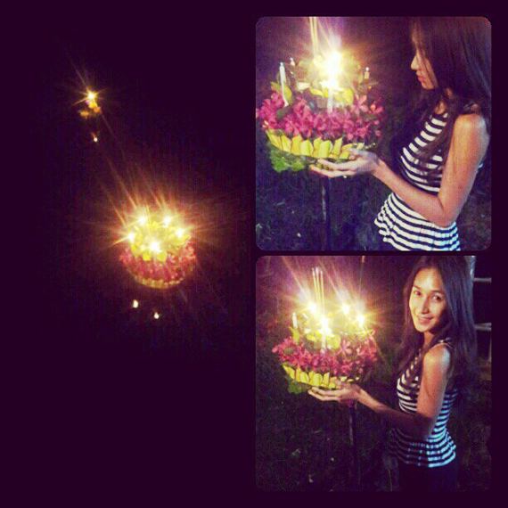 เก็บตก! ตามดูเหล่าดารา ในคืนวันลอยกระทง