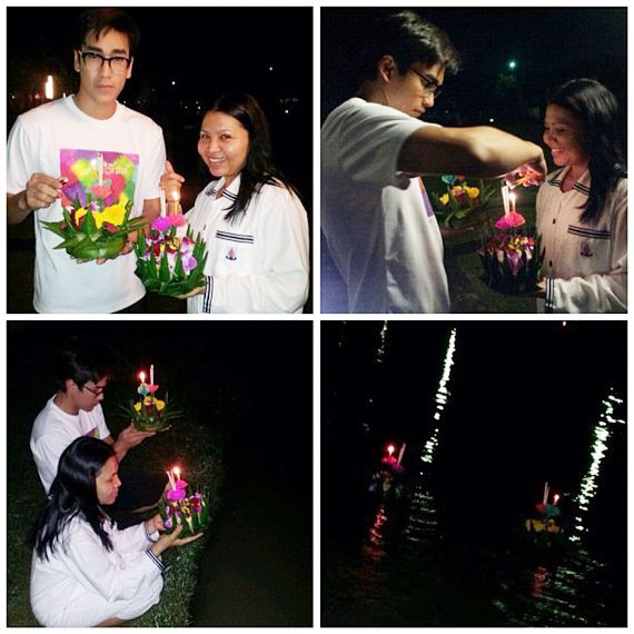 เก็บตก! ตามดูเหล่าดารา ในคืนวันลอยกระทง