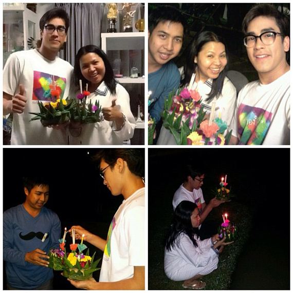 เก็บตก! ตามดูเหล่าดารา ในคืนวันลอยกระทง